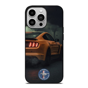 FORD MUSTANG CAR YELLOW iPhone 14 Pro Case Cover