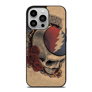 GRATEFUL DEAD SKULL LOGO ART iPhone 14 Pro Case Cover