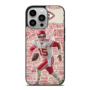 KANSAS CITY CHIEFS 15 PATRICK MAHOMES iPhone 14 Pro Case Cover