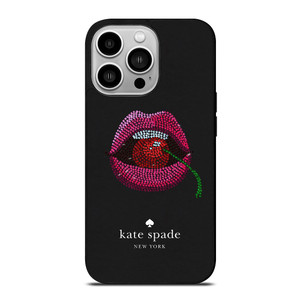 KATE SPADE NEW YORK LIPS AND CHERRY iPhone 14 Pro Case Cover