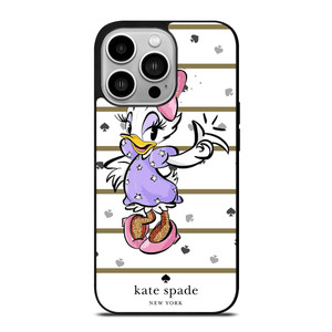 KATE SPADE NEW YORK LOGO DAISY DUCK DISNEY iPhone 14 Pro Case Cover