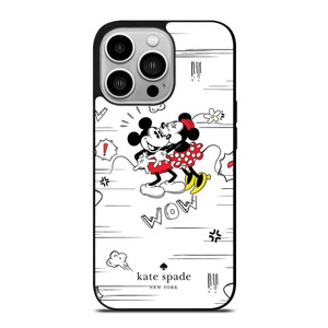 KATE SPADE NEW YORK LOGO X MICKEY MINNIE MOUSE DISNEY iPhone 14 Pro Case Cover