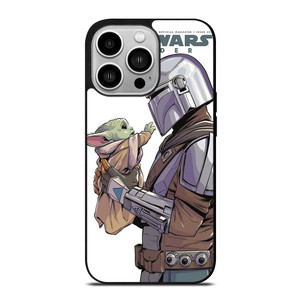 MANDALORIAN AND BABY YODA STAR WARS INSIDER iPhone 14 Pro Case Cover MANDALORIAN AND BABY YODA STAR WARS INSIDER iPhone 14 Pro Case Cover