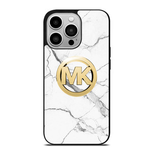 MICHAEL KORS MK LOGO ON MARBLE iPhone 14 Pro Case Cover