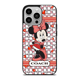 MINNIE MOUSE DISNEY COACH NEW YORK LOGO iPhone 14 Pro Case Cover