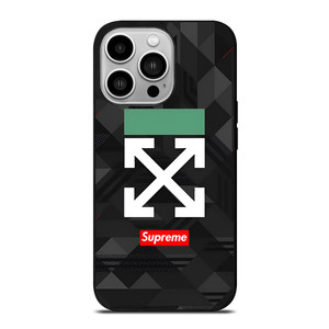 OFF WHITE LOGO SUPREME ICON iPhone 14 Pro Case Cover OFF WHITE LOGO SUPREME ICON iPhone 14 Pro Case Cover