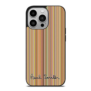 PAUL SMITH LOGO SIGNATURE PATTERN iPhone 14 Pro Case Cover PAUL SMITH LOGO SIGNATURE PATTERN iPhone 14 Pro Case Cover