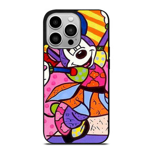 ROMERO BRITTO MINNIE MOUSE ART iPhone 14 Pro Case Cover