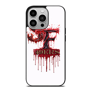 SAN FRANCISCO 49ERS FOOTBALL BLOODY LOGO iPhone 14 Pro Case Cover