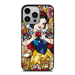SNOW WHITE DISNEY PRINCESS MOZAIC ART iPhone 14 Pro Case Cover