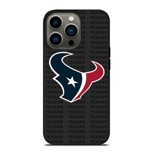 HOUSTON TEXANS FOOTBALL TEXT iPhone 13 Pro Case Cover