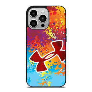 UNDER ARMOUR LOGO COLORFUL PAINT iPhone 14 Pro Case Cover