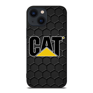 CATERPILLAR CAT TRACTOR LOGO HEXA METAL iPhone 14 Plus Case Cover
