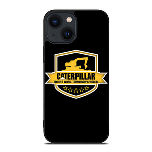 CATERPILLAR TRACTOR LOGO CAT ICON TODAY'S WORK iPhone 14 Plus Case Cover