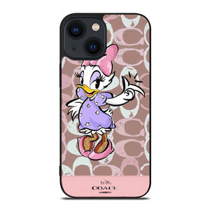 COACH NEW YORK DAISY DUCK DISNEY iPhone 14 Plus Case Cover