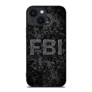 FBI LOGO CAMO iPhone 14 Plus Case Cover