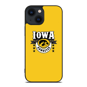 IOWA HAWKEYES LOGO UNIVERSITY BASKETBALL TEAM iPhone 14 Plus Case Cover