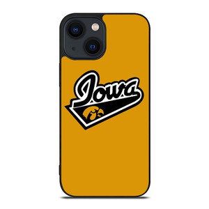 IOWA HAWKEYES UNIVERSITY BASKETBALL TEAM LOGO iPhone 14 Plus Case Cover