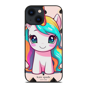 KATE SPADE NEW YORK LOGO PRETTY UNICORN iPhone 14 Plus Case Cover