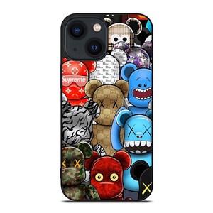 KAWS COLLAGE ICON BRANDS LOGO iPhone 14 Plus Case Cover