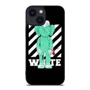 KAWS ICON OFF WHITE LOGO iPhone 14 Plus Case Cover