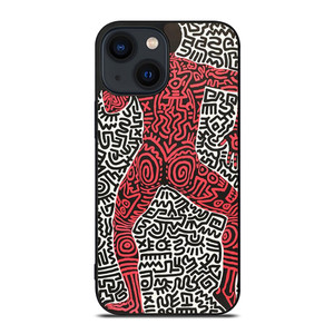 KEITH HARING ART INTO 84 iPhone 14 Plus Case Cover