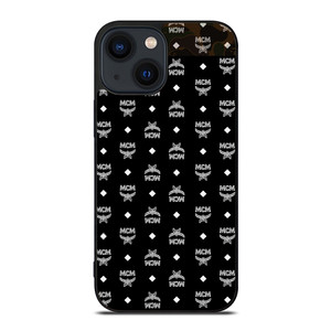 MCM MICHAEL CROMER MUNICH BLACK LOGO iPhone 14 Plus Case Cover
