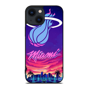 MIAMI HEAT BASKETBALL TEAM LOGO iPhone 14 Plus Case Cover