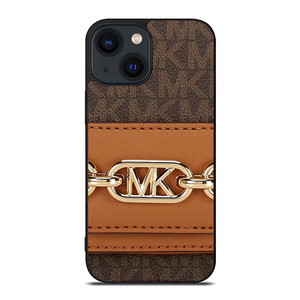 MICHAEL KORS MK LOGO BROWN BAG iPhone 14 Plus Case Cover