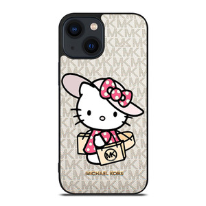 MICHAEL KORS MK LOGO HELLO KITTY iPhone 14 Plus Case Cover