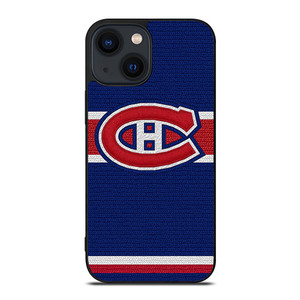MONTREAL CANADIENS LOGO HOCKEY TEAM EMBORDERY iPhone 14 Plus Case Cover