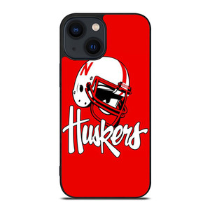 NEBRASKA HUSKERS LOGO UNIVERSITY FOOTBALL ICON iPhone 14 Plus Case Cover