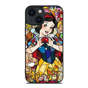 SNOW WHITE DISNEY PRINCESS MOZAIC ART iPhone 14 Plus Case Cover SNOW WHITE DISNEY PRINCESS MOZAIC ART iPhone 14 Plus Case Cover
