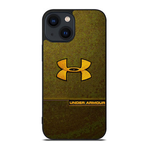 UNDER ARMOUR LOGO EMBROIDERY YELLOW iPhone 14 Plus Case Cover