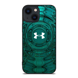 UNDER ARMOUR LOGO LIQUID GREEN iPhone 14 Plus Case Cover UNDER ARMOUR LOGO LIQUID GREEN iPhone 14 Plus Case Cover