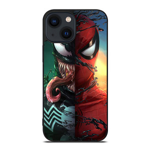 VENOM V SPIDERMAN FACE SUPERHERO MARVEL COMICS iPhone 14 Plus Case Cover VENOM V SPIDERMAN FACE SUPERHERO MARVEL COMICS iPhone 14 Plus Case Cover