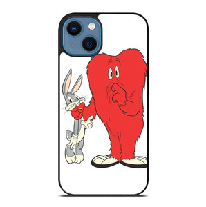 BUGS BUNNY AND GOSSAMER CARTOON iPhone 14 Case Cover BUGS BUNNY AND GOSSAMER CARTOON iPhone 14 Case Cover