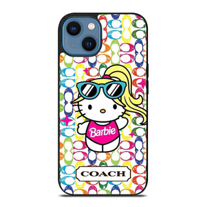 COACH NEW YORK LOGO HELLO KITTIE BARBIE iPhone 14 Case Cover COACH NEW YORK LOGO HELLO KITTIE BARBIE iPhone 14 Case Cover
