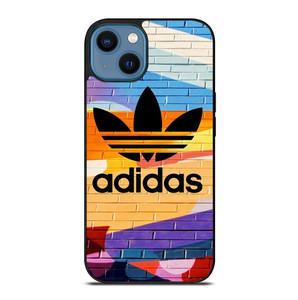 COLORFUL ICON ADIDAS LOGO iPhone 14 Case Cover