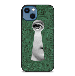 FORNASETTI MALACHITE EYE KEY iPhone 14 Case Cover FORNASETTI MALACHITE EYE KEY iPhone 14 Case Cover