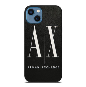 GIROGIO ARMANI LOGO EXCHANGE AX iPhone 14 Case Cover