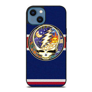 GRATEFUL DEAD BAND SKULL LOGO MOON AND SUN iPhone 14 Case Cover