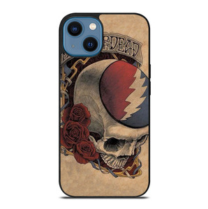 GRATEFUL DEAD SKULL LOGO ART iPhone 14 Case Cover