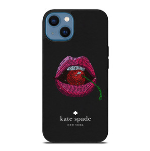 KATE SPADE NEW YORK LIPS AND CHERRY iPhone 14 Case Cover