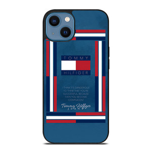 TOMMY HILFIGER LOGO QUOTE iPhone 14 Case Cover