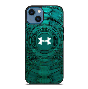 UNDER ARMOUR LOGO LIQUID GREEN iPhone 14 Case Cover UNDER ARMOUR LOGO LIQUID GREEN iPhone 14 Case Cover