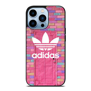 ADIDAS LOGO PINK WALL iPhone 13 Pro Max Case Cover