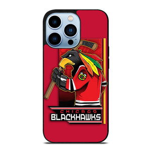 CHICAGO BLACKHAWKS HOCKEY TEAM LOGO MASCOT iPhone 13 Pro Max Case Cover