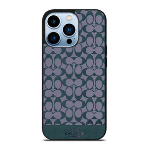COACH NEW YORK LOGO PATTERN GREEN EMBLEM iPhone 13 Pro Max Case Cover COACH NEW YORK LOGO PATTERN GREEN EMBLEM iPhone 13 Pro Max Case Cover