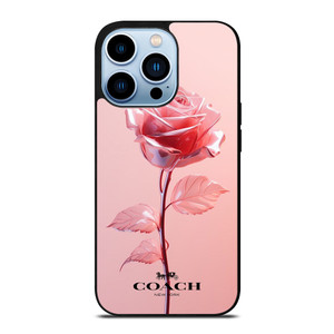 COACH NEW YORK PINK ROSE iPhone 13 Pro Max Case Cover